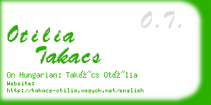 otilia takacs business card